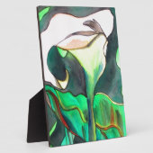 アルムリリー水カラーオリジナルアート絵画ズ フォトプラーク (側面)