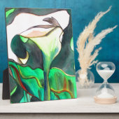 アルムリリー水カラーオリジナルアート絵画ズ フォトプラーク (側面)