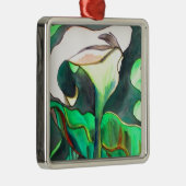 アルムリリー水カラーオリジナルアート絵画ズ メタルオーナメント (右)