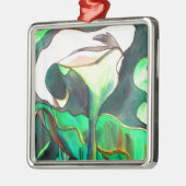 アルムリリー水カラーオリジナルアート絵画ズ メタルオーナメント (左)