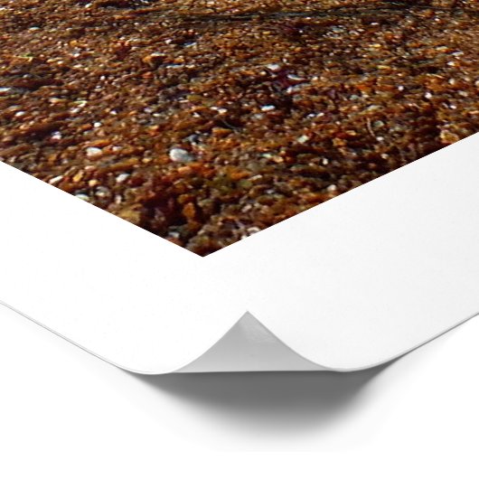 アルム湾のチョークの崖 ポスター (角)