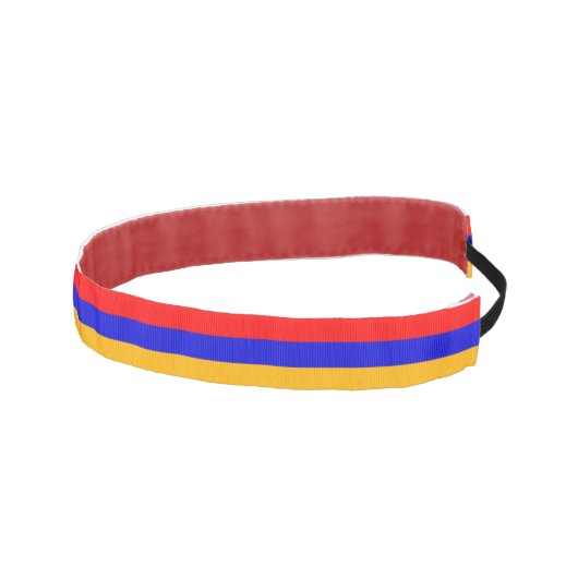 アルメスリップまたは滑ることニア国旗を掲げた非向きバンド アスレチックヘッドバンド (右)