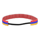 アルメスリップまたは滑ることニア国旗を掲げた非向きバンド アスレチックヘッドバンド (裏面)