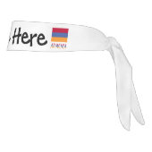 アルメニアとアルメニア国旗と名テヘブ タイヘッドバンド (回転90)