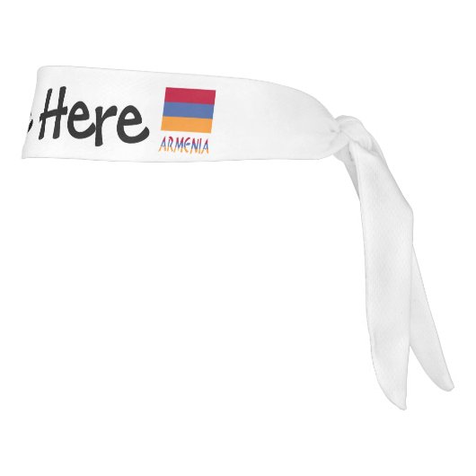 アルメニアとアルメニア国旗と名テヘブ タイヘッドバンド (回転90)