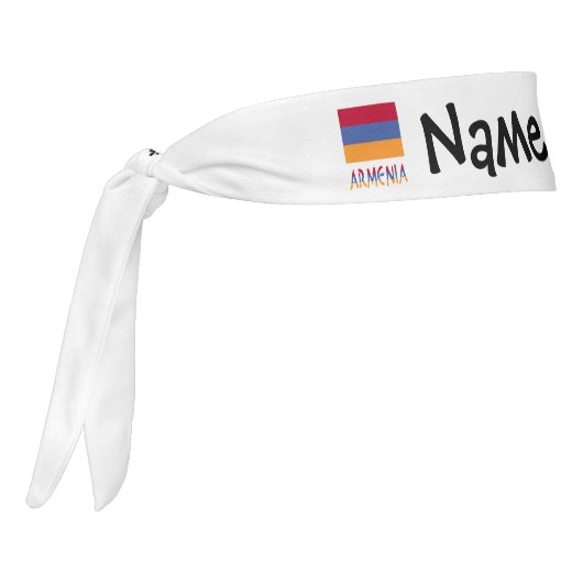 アルメニアとアルメニア国旗と名テヘブ タイヘッドバンド (回転270)