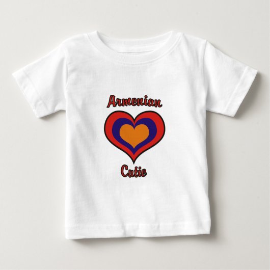 アルメニアのかわいこちゃん ベビーTシャツ (正面)