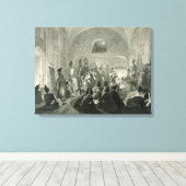 アルメニアのエレバンにあるペルシャのモスク キャンバスプリント (インサイチュ (ウッドフロア))