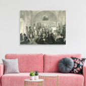 アルメニアのエレバンにあるペルシャのモスク キャンバスプリント (インサイチュ (リビング))