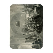 アルメニアのエレバンにあるペルシャのモスク マグネット (縦)