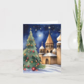 アルメニアのクリスマス C - 1月6日 - 水彩 シーズンカード (正面)