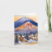 アルメニアのクリスマス D - 1月6日 - 水彩 シーズンカード (正面)