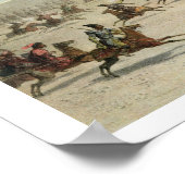 アルメニアのサダール・アブバットでクルドとタタールの戦士 ポスター (角)