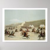 アルメニアのサダール・アブバットでクルドとタタールの戦士 ポスター (正面)