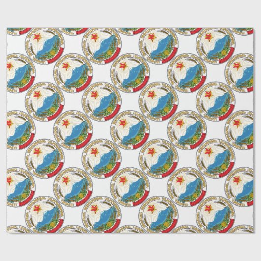 アルメニアのソビエト社会主義共和国の紋章 ラッピングペーパー (フラット)