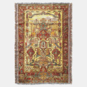 アルメニアのタペストリーの敷物/ブランケット スローブランケット (正面縦)