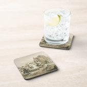 アルメニアのプレート1のペルシャ人そしてクルド人の小戦 コースター (右側)