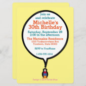 アルメニアのマス ペンギン パーソナライズドトーキング  招待状 (正面/裏面)