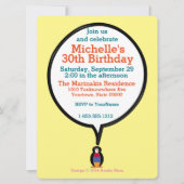 アルメニアのマダムペンギンカスタマイズ  招待状 (正面)