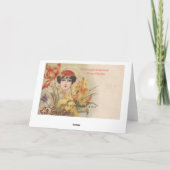 アルメニアのメリークリスマスグリーティングカード カード (裏面)