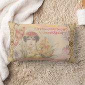 アルメニアのメリークリスマスランバーピロー ランバークッション (ブランケット)