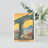アルメニアのヴィンテージのポスター ポストカード (スタンド正面)