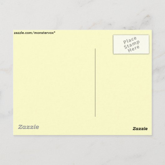 アルメニアの主の祈りの言葉 ポストカード (裏面)