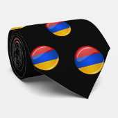 アルメニアの光沢のある円形の旗 ネクタイ (ロール)