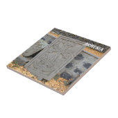 アルメニアの古代の石の十字架(カハカール) タイル (側面)