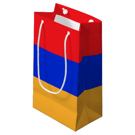 アルメニアの国旗 スモールペーパーバッグ (正面アングル)