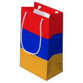 アルメニアの国旗 スモールペーパーバッグ (裏面アングル)