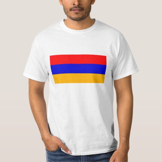 アルメニアの国旗 Tシャツ (正面)