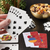 アルメニアの天使の黒髪に旗を飾る トランプ (インサイチュ)