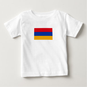 アルメニアの愛国的な旗 ベビーTシャツ