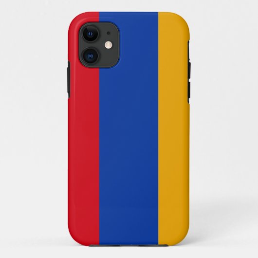 アルメニアの愛国的な旗 Case-Mate iPhoneケース (裏面)