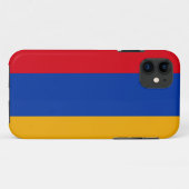 アルメニアの愛国的な旗 Case-Mate iPhoneケース (裏面(横))