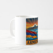 アルメニアの旗 コーヒーマグカップ (正面左)