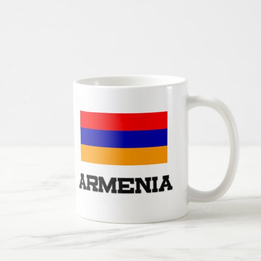 アルメニアの旗 コーヒーマグカップ (右)