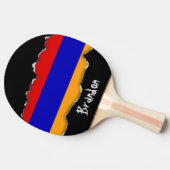 アルメニアの旗 卓球ラケット (横)