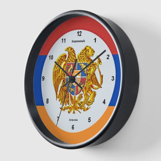 アルメニアの時計 壁時計 (傾斜)