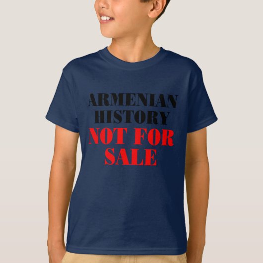 アルメニアの歴史：非販売 Tシャツ (正面)