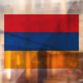 アルメニアの窓の看板，くっつく，アルメニア国旗 ウィンドウサイン (シート2)