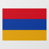 アルメニアの窓の看板，くっつく，アルメニア国旗 ウィンドウサイン (シート)