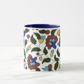 アルメニアの花パターン マグカップ (中央)