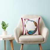 アルメニアの鳥の書道の手紙の枕 クッション (椅子)