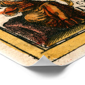 アルメニアの1684の地図 ポスター (角)