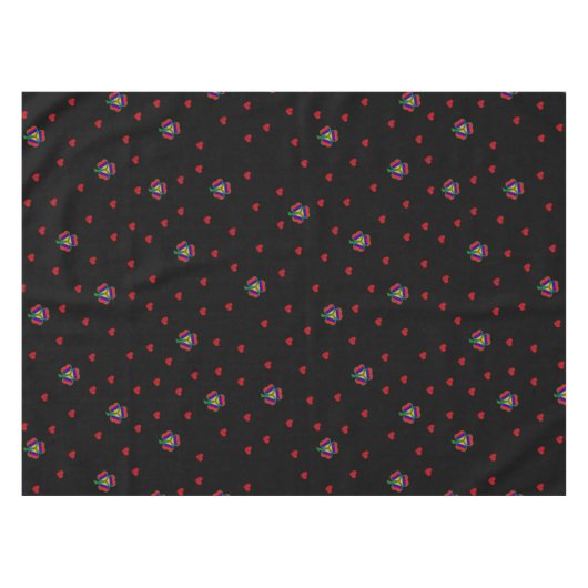 アルメニアカスタム国旗の木綿テーブルクロス， 52"x70" テーブルクロス (正面(横))