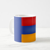 アルメニアカッコいい国旗 コーヒーマグカップ (正面左)