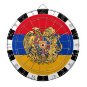 アルメニアダートボード、ゲームボード、アルメニア国旗 ダーツボード (正面)