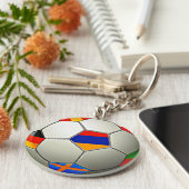 アルメニアドサッカー キーホルダー (側面)